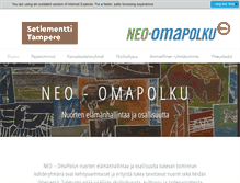 Tablet Screenshot of omapolku.fi